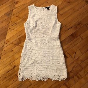 White Forever 21 Dress - backless!